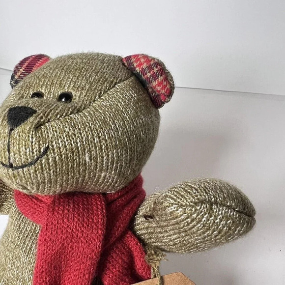 Starbucks Bearista Plush Teddy Bear 2009 Holiday Edition Bean Filled Animal Toy - Picture 4 of 11